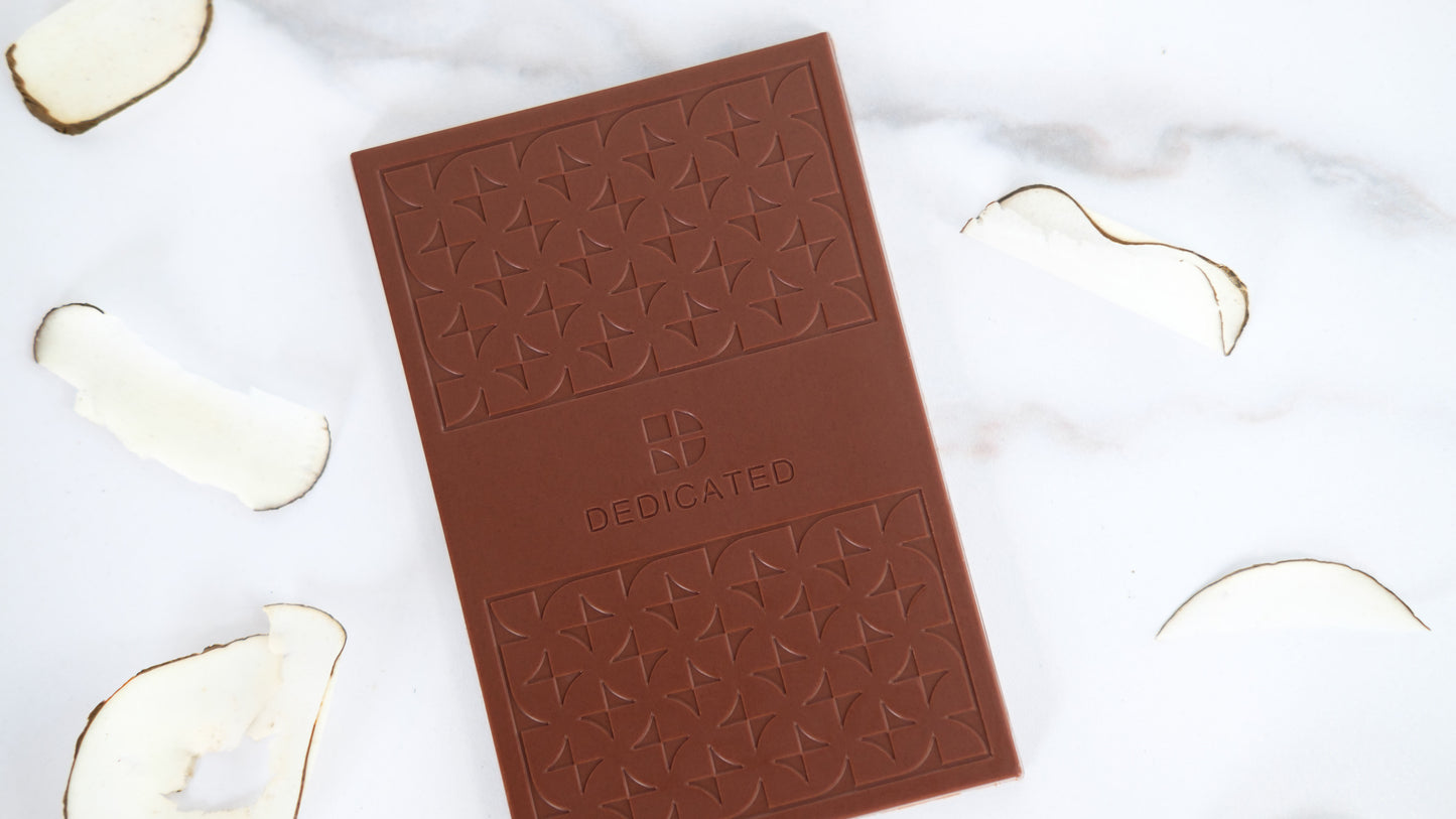 COCONUT MILK DARK CHOCOLATE (55% Cocoa)