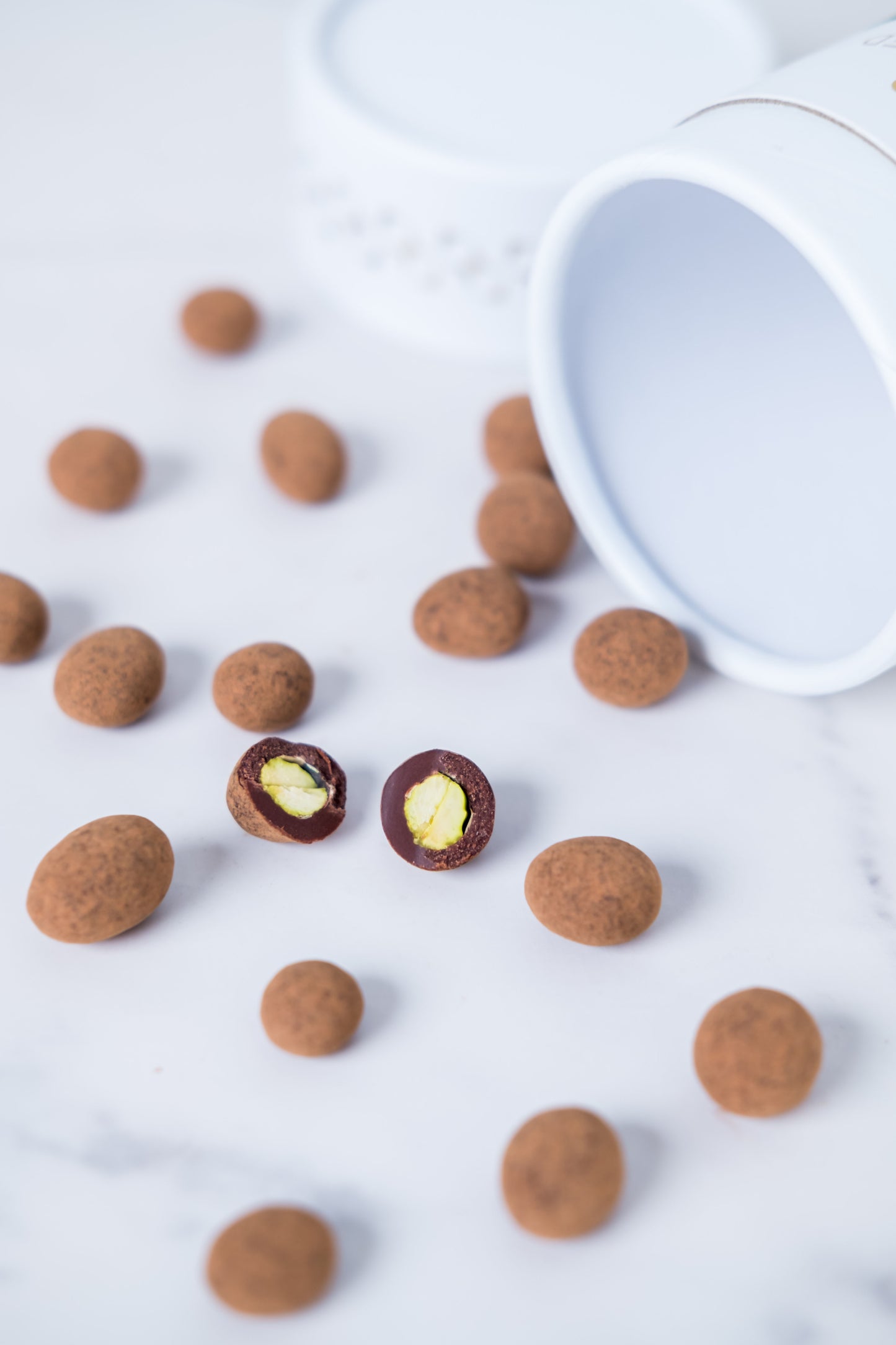 MILK CHOCOLATE-COVERED PISTACHIO