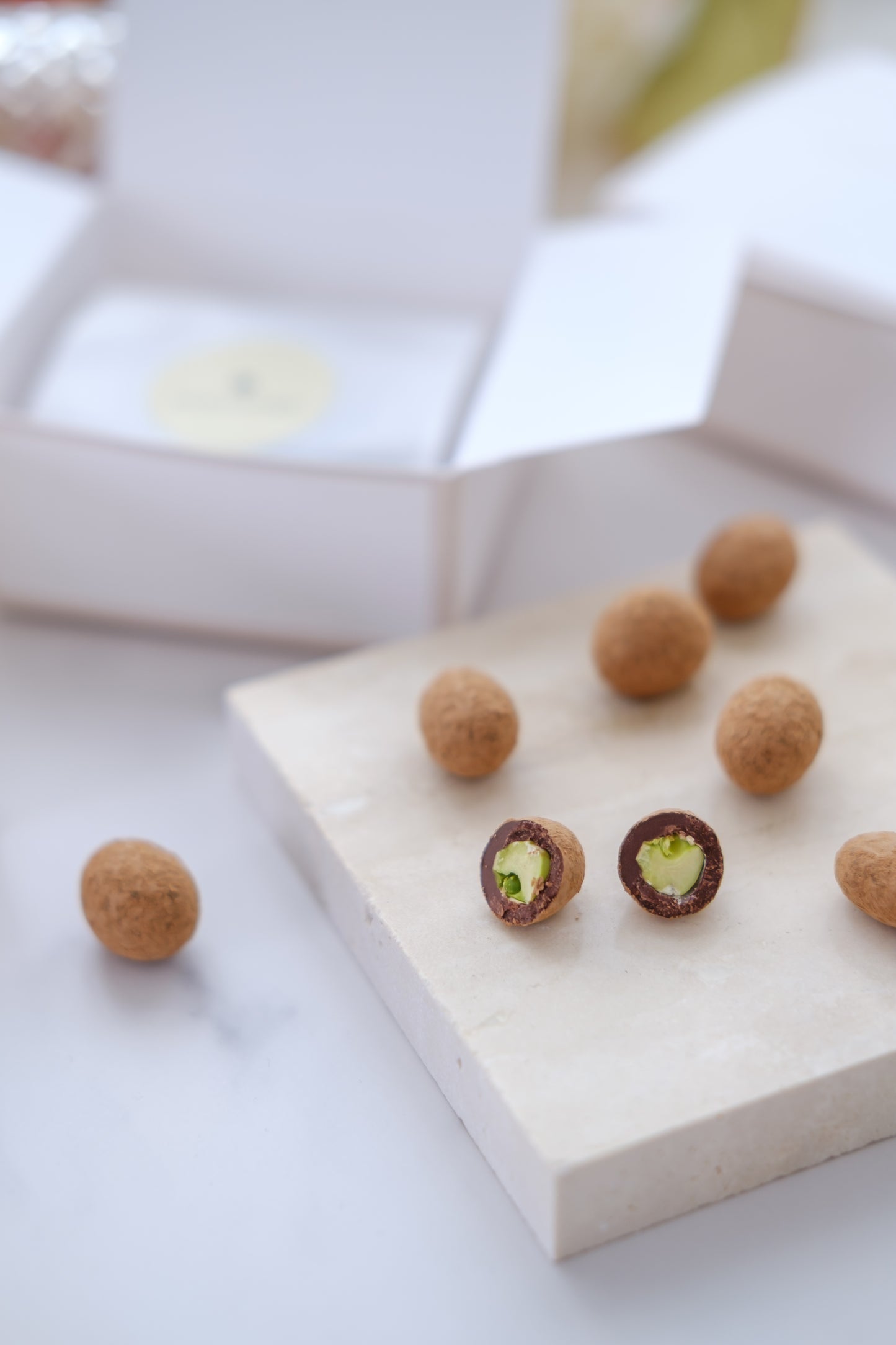 Milk Chocolate-Covered Pistachio for Corporate Gift / Farewell Gift / Wedding Gift