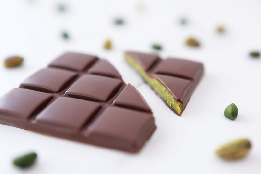 Pistachio Filled Milk Chocolate Bar